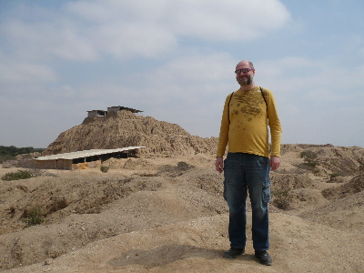 Me at the Tucume pyramids