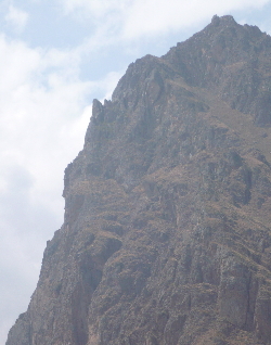 The Profile in the Mountain overlooking Ollantaytambo - click to see more on Flickr