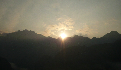 Sunrise at Machu Picchu Sunrise at Machu Picchu