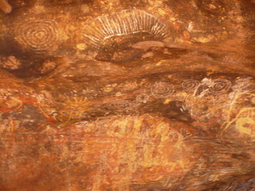 Uluru rock paintings Uluru rock paintings